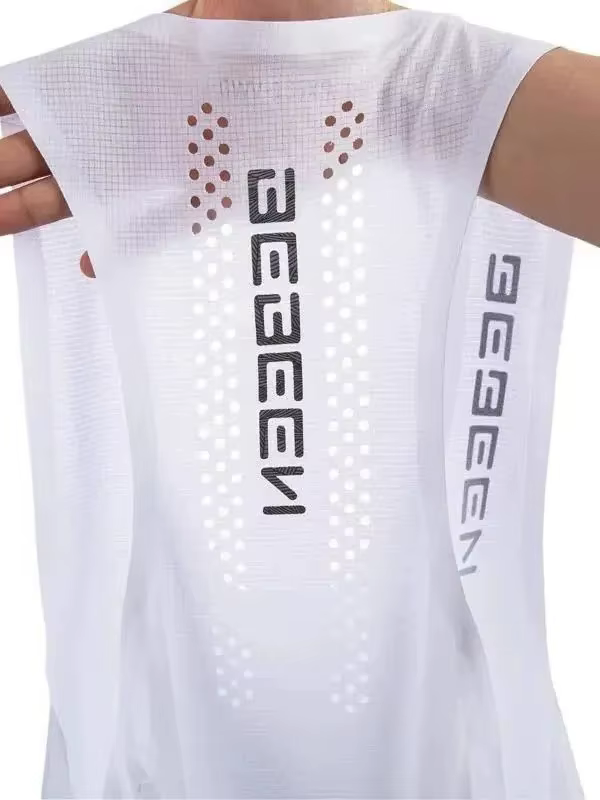Nouvelle veste de course professionnelle d'été pour hommes, en maille respirante à séchage rapide, pour le marathon et l'athlétisme