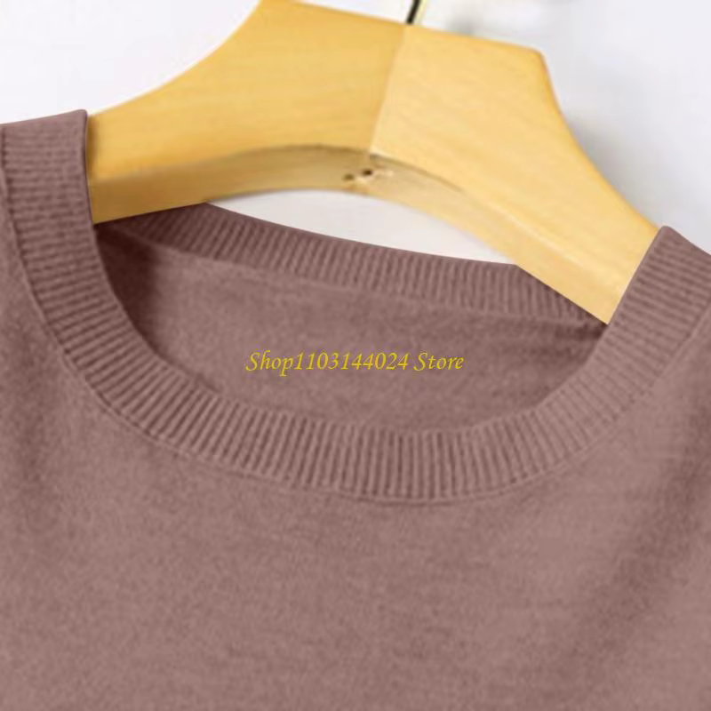 N5KE – pull décontracté à manches longues col rond
