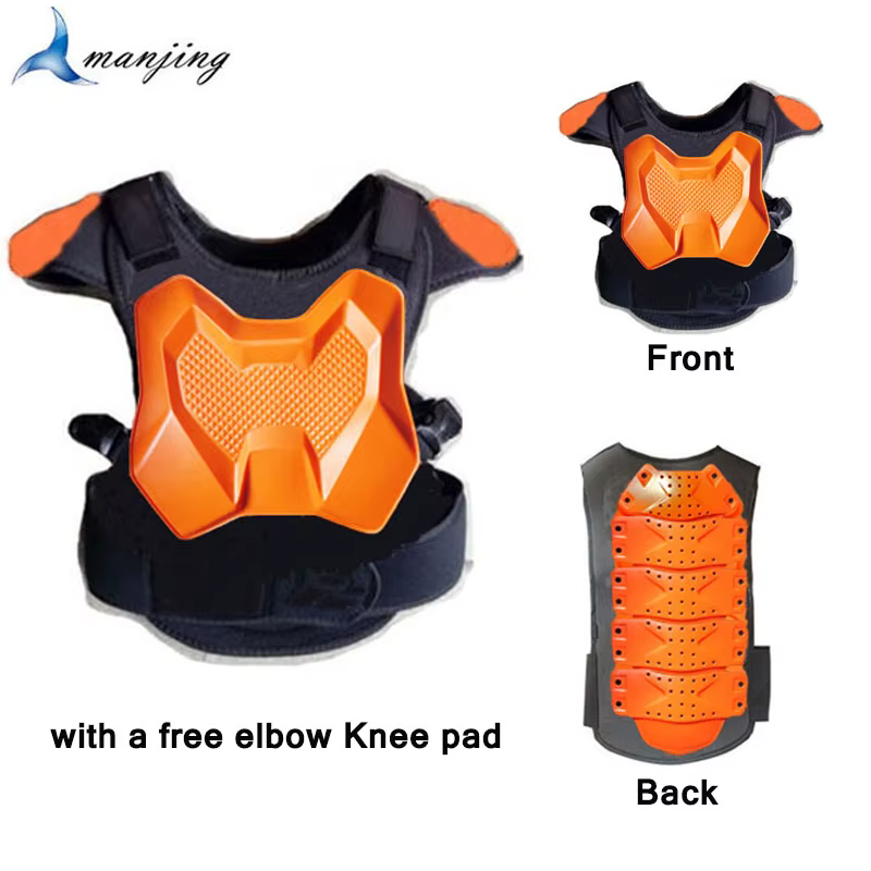 Gilet de sécurité pour enfants avec cadeau, équipement de moto, protection de tête pour bébé, casque de cyclisme 52-54 cm, protection intégrale pour scooter LL