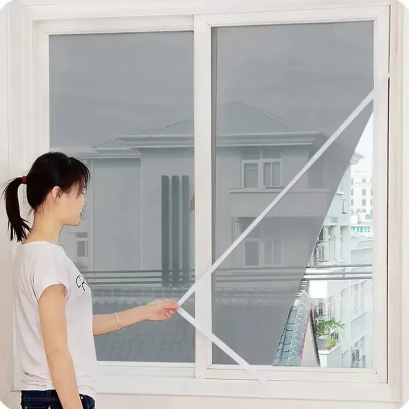 Moustiquaire en filet pour intérieur, rideau respirant anti-insectes pour porte et fenêtre, protection anti-moustiques