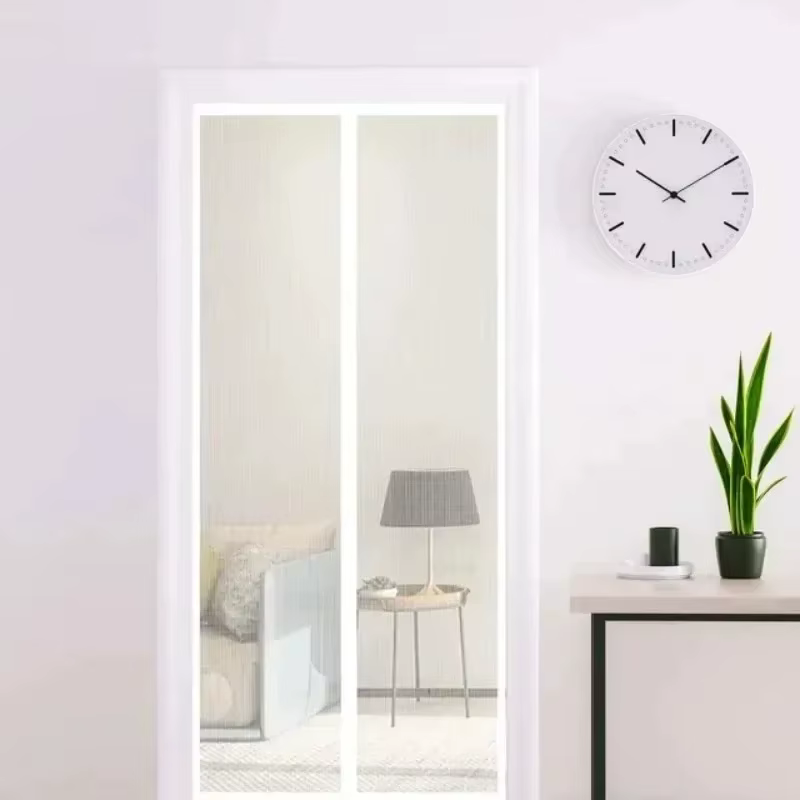 Rideau anti-moustiques de fenêtre, écran de fenêtre en gaze, serrure de porte automatique, rideau de Ventilation domestique, couverture en maille magnétique