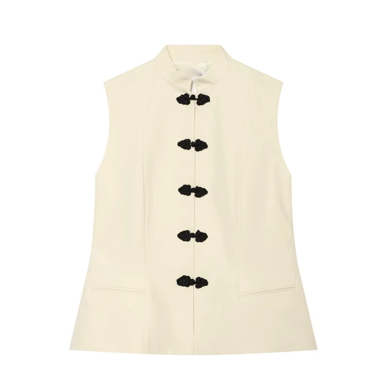 KONDALA Chic Beige Tendance 2026 Gilet Femme Décontracté Moderne Gilet Fourreau Vintage Élégant Sans Manches Streetwear Gilet Vintage Mujer