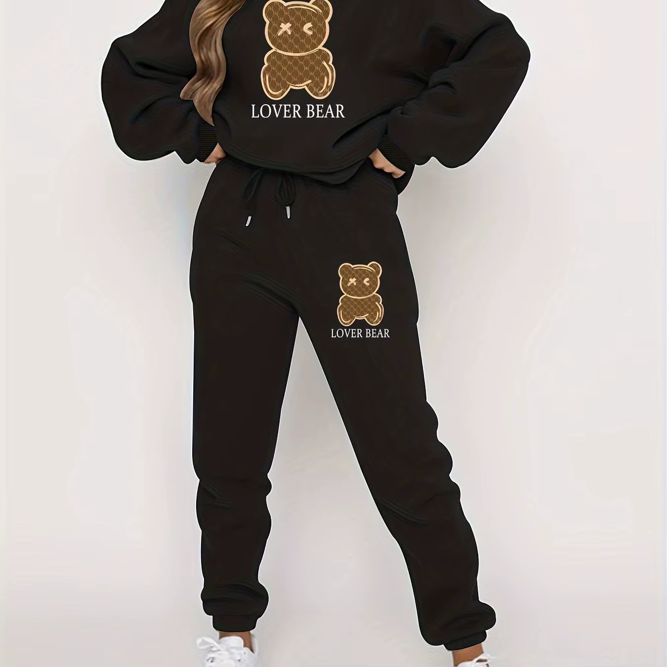 Ensemble pull noir pour femme