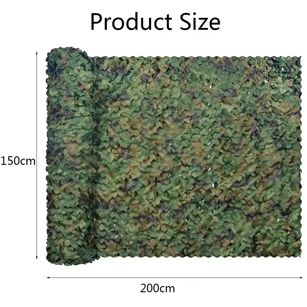 Rouleau de filet de camouflage en vrac - Filet d'ombrage pour la chasse, la décoration intérieure, le paintball, l'observation des oiseaux, le camping, la couverture de voiture