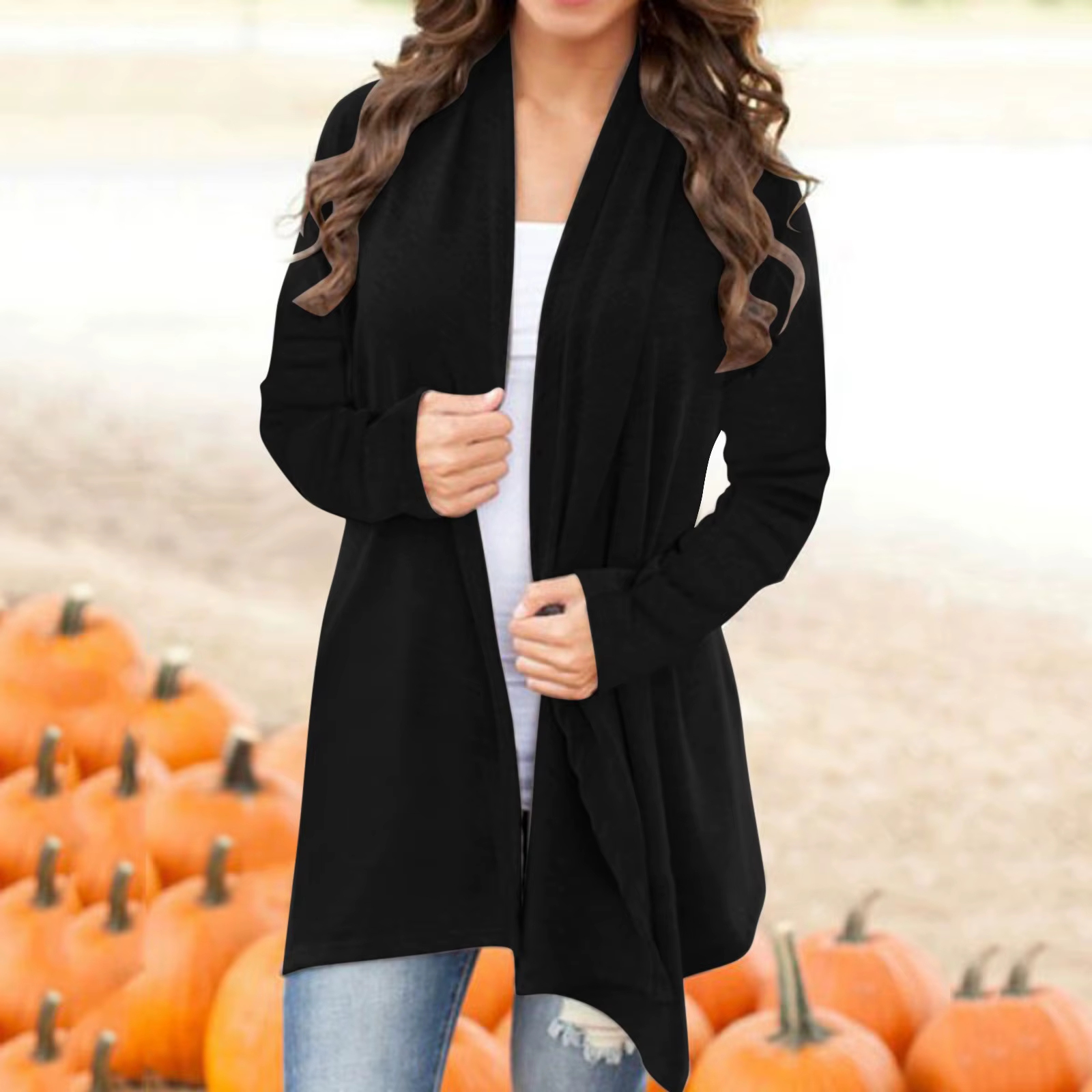 Cardigan léger à manches longues pour femmes