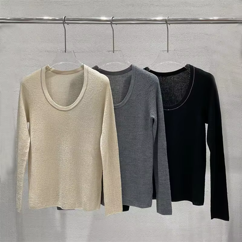 Nouveau Flocage broderie fleur paillettes doux 16 calibre laine tricot pull hauts pour les femmes