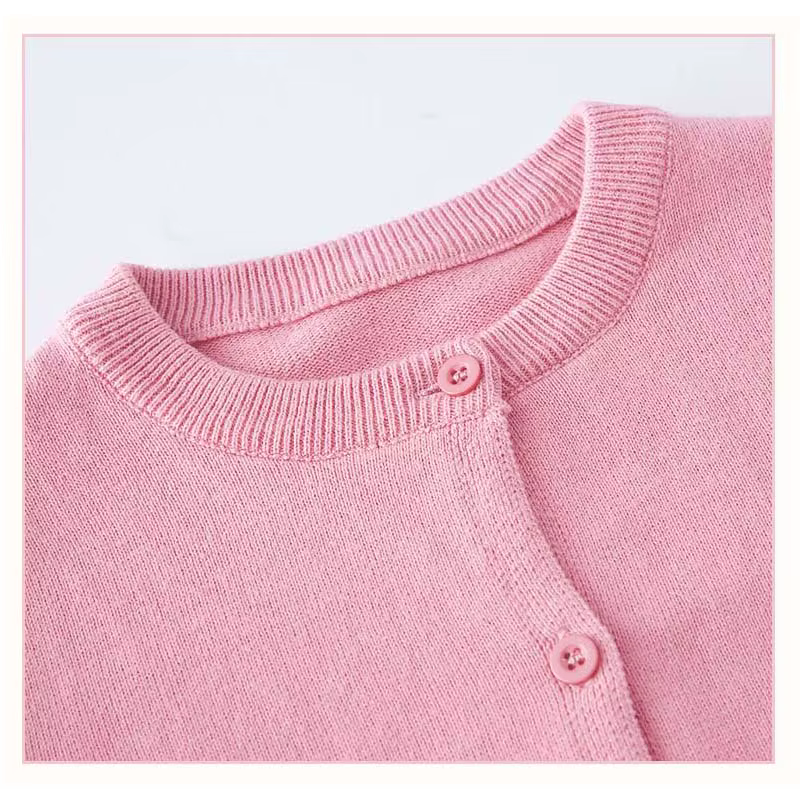 Pull rouge Cardigans pour enfants bébé vêtements enfant en bas âge garçon fille école Cardigan coton coréen filles tricots Infantil vêtements Bebe