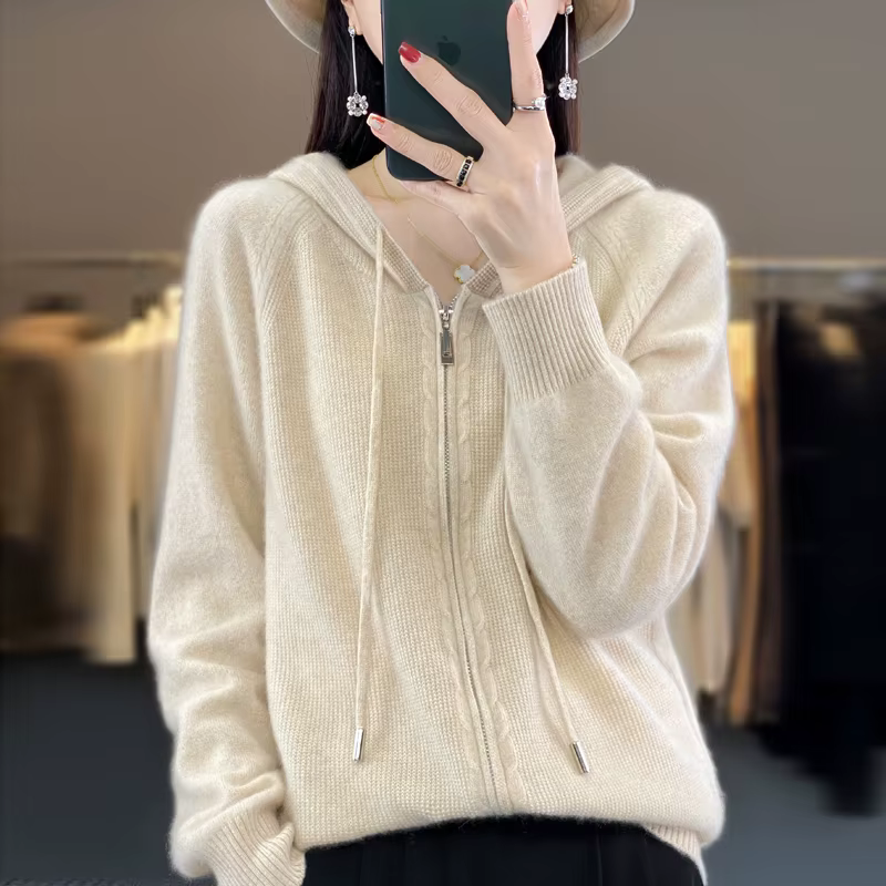 Cardigans à capuche pour femmes