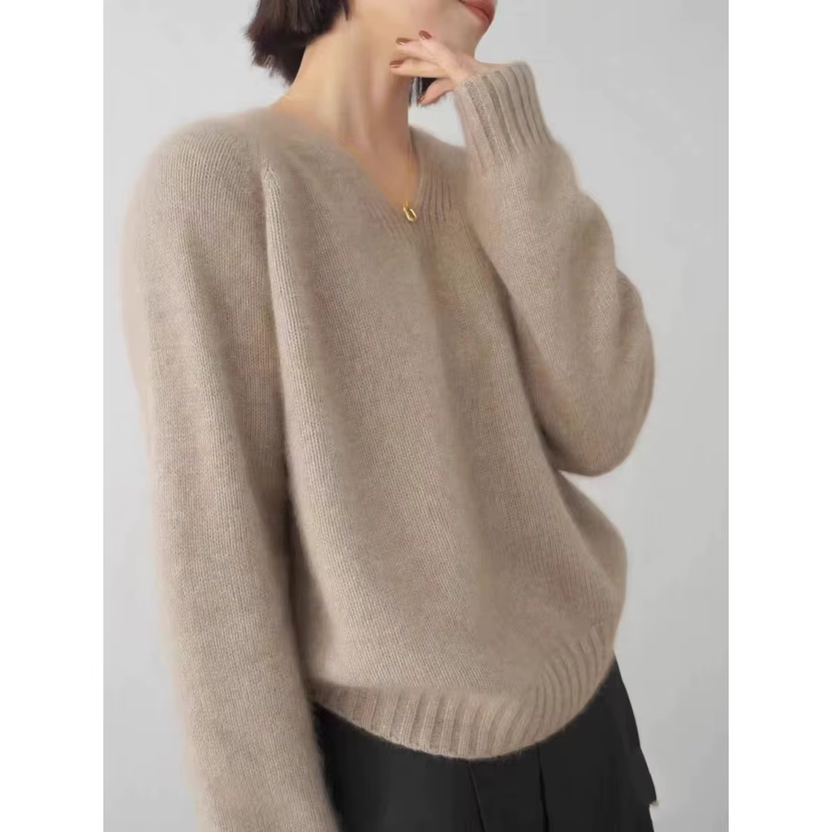 Pull en cachemire de montagne pur pour femmes