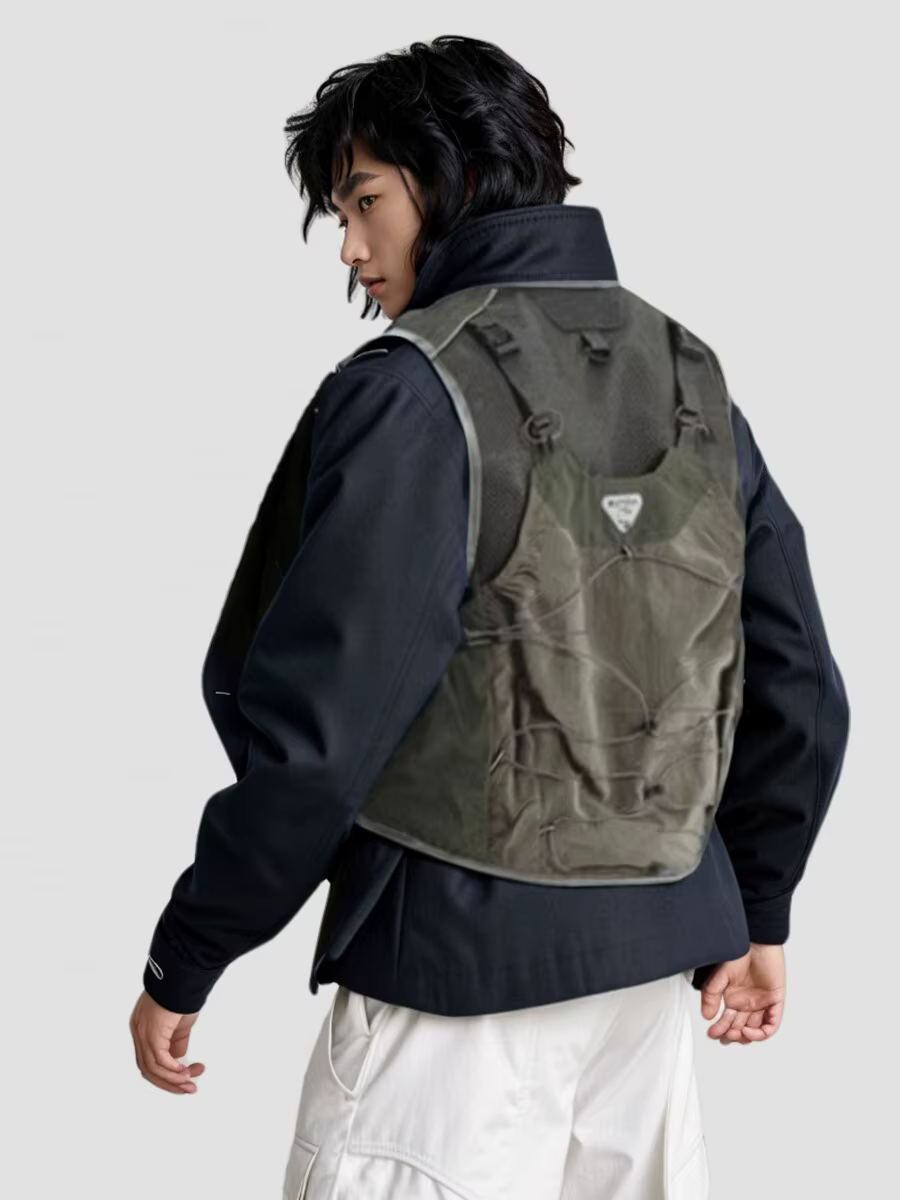 Gilet de travail extérieur américain pour hommes et femmes, avec poches fonctionnelles, gilet fonctionnel japonais léger et respirant, camisole pour couple
