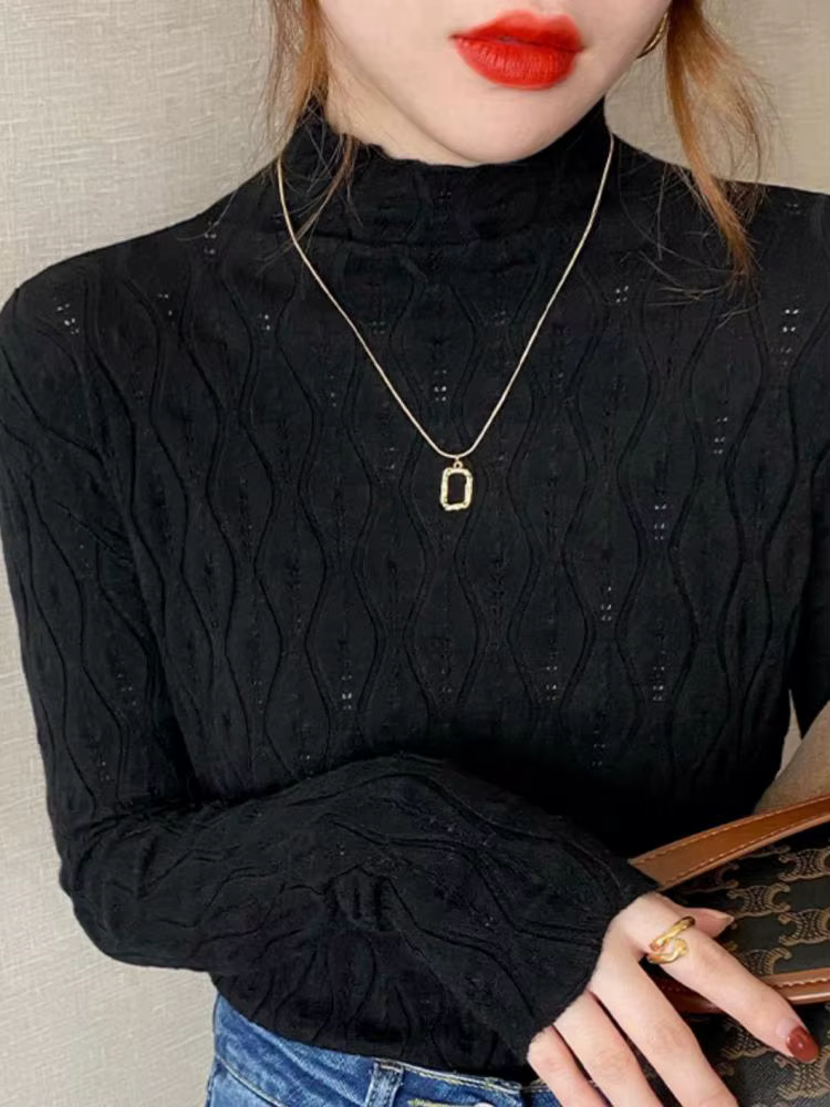 Pulls en cachemire à col roulé pour femmes