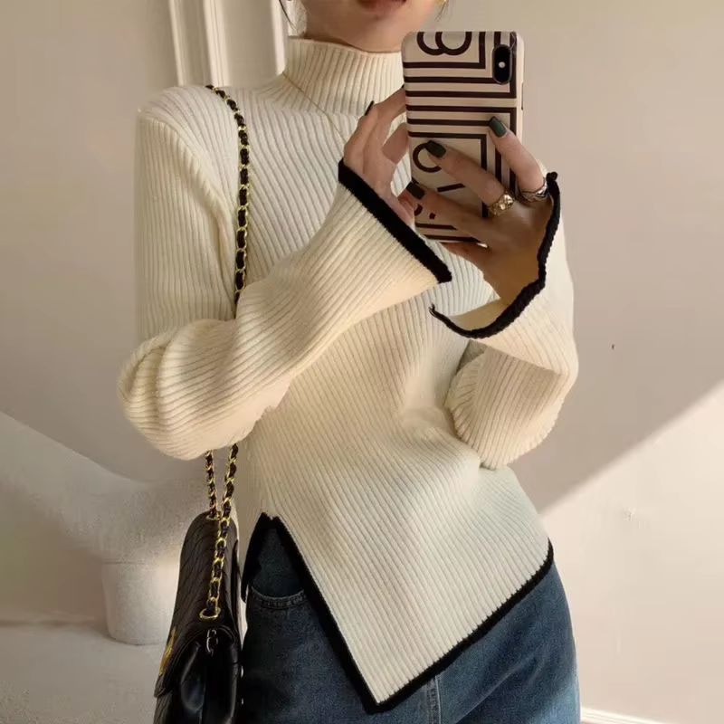 Lucyever – pull et pull à col roulé pour femme