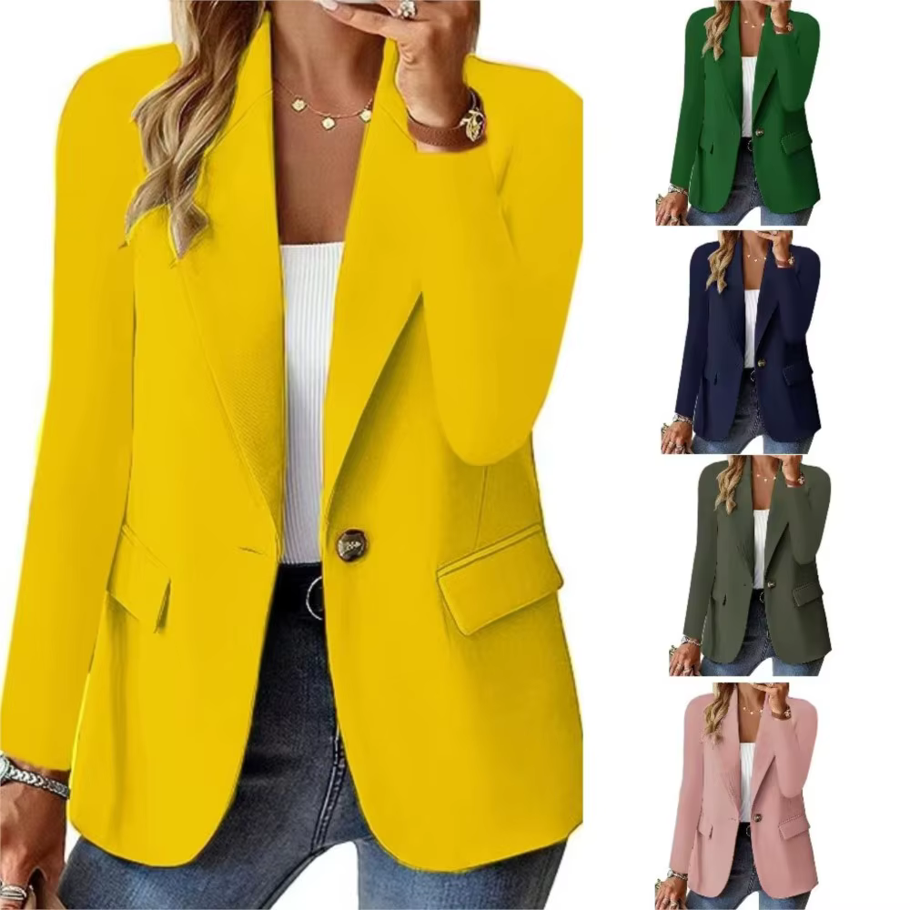 Cardigan à manches longues costume veste femme Ropa décontracté De Mujer Roupa Feminina Casaco Feminino robe Blazer