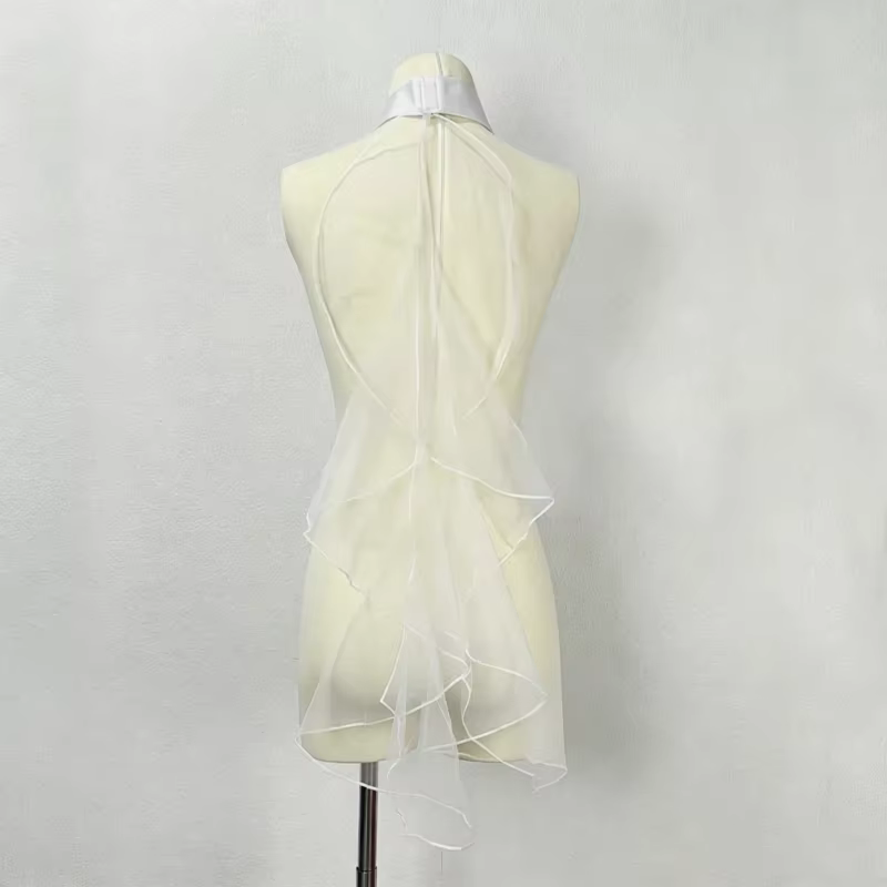 Collier de danse moderne avec ruban multicolore pour performance scénique, accessoires de danse pour danseurs