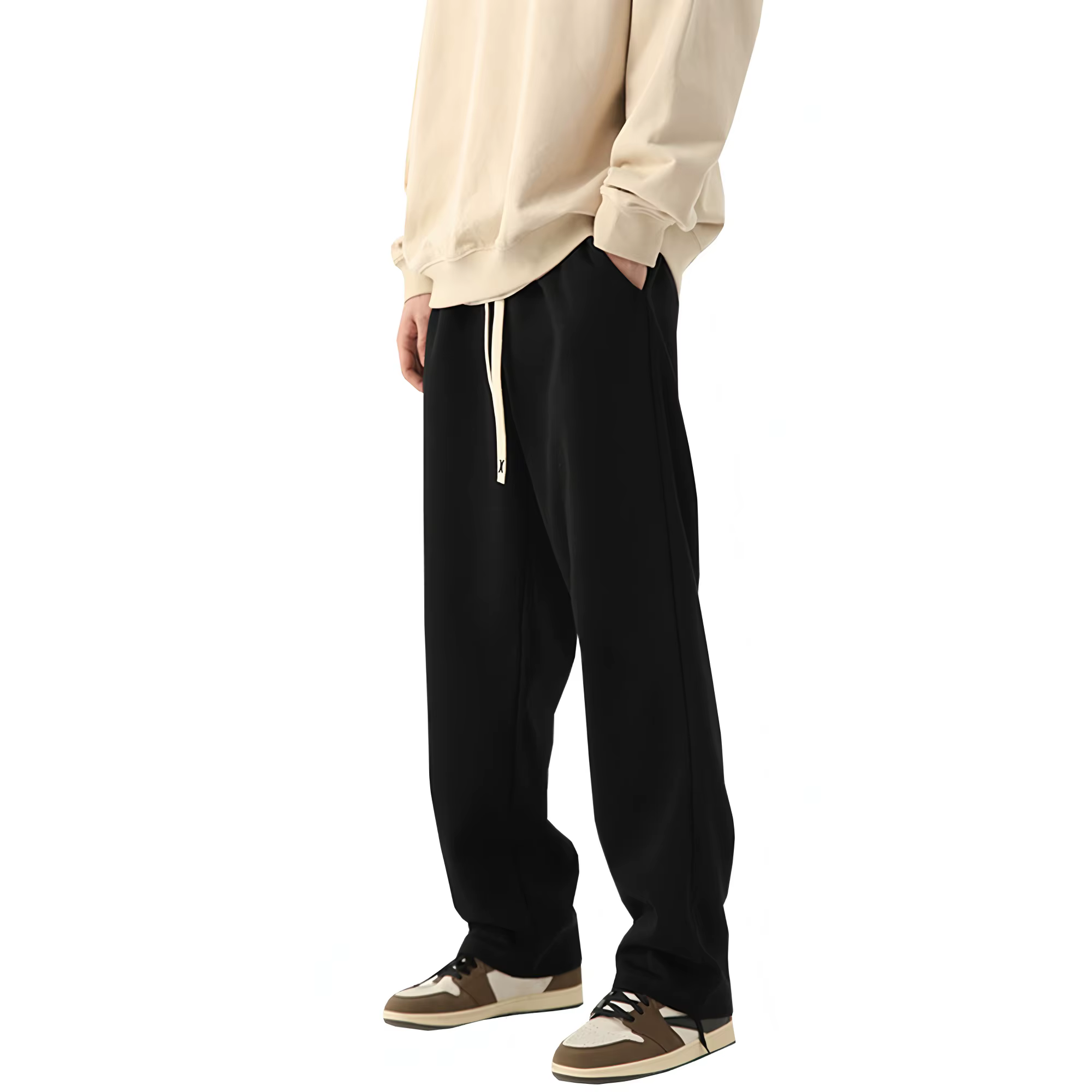 Pantalon de jogging pour hommes, baggy, neutre, respirant, baggy, pour l'extérieur, design à la mode, nouveau pantalon de survêtement