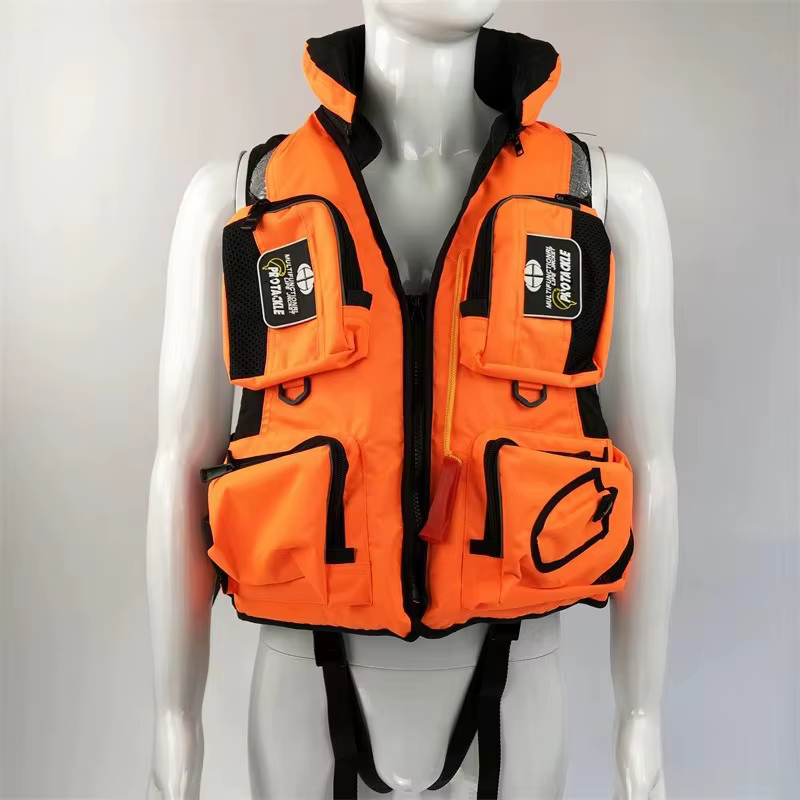 Gilet de sauvetage réglable pour adultes, aide à la flottabilité, natation, bateau, voile, pêche, sports nautiques, veste de sécurité pour homme