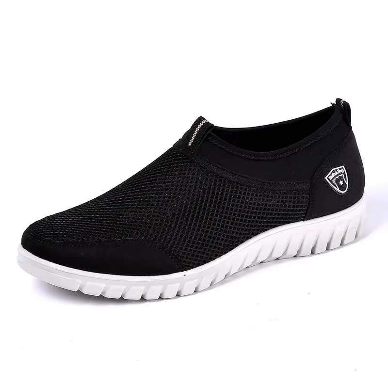 Baskets en maille pour hommes, chaussures respirantes, décontractées, à enfiler, mocassins de marche décontractés, été, 2023