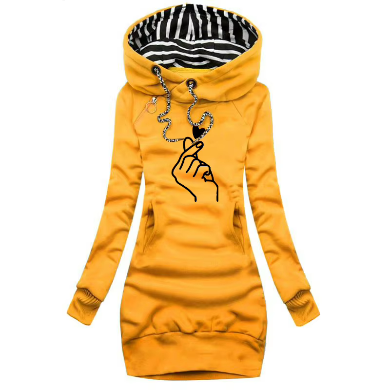 Femmes robe pull à manches longues