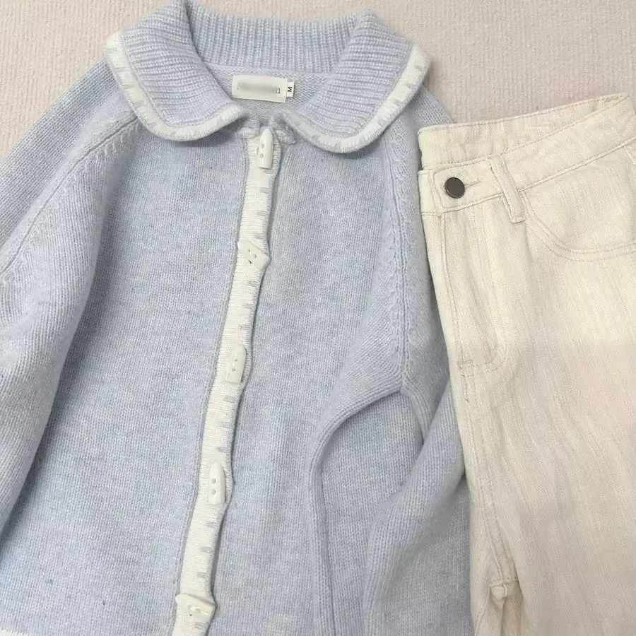 Pull en Corne à Col Beurre pour Femme