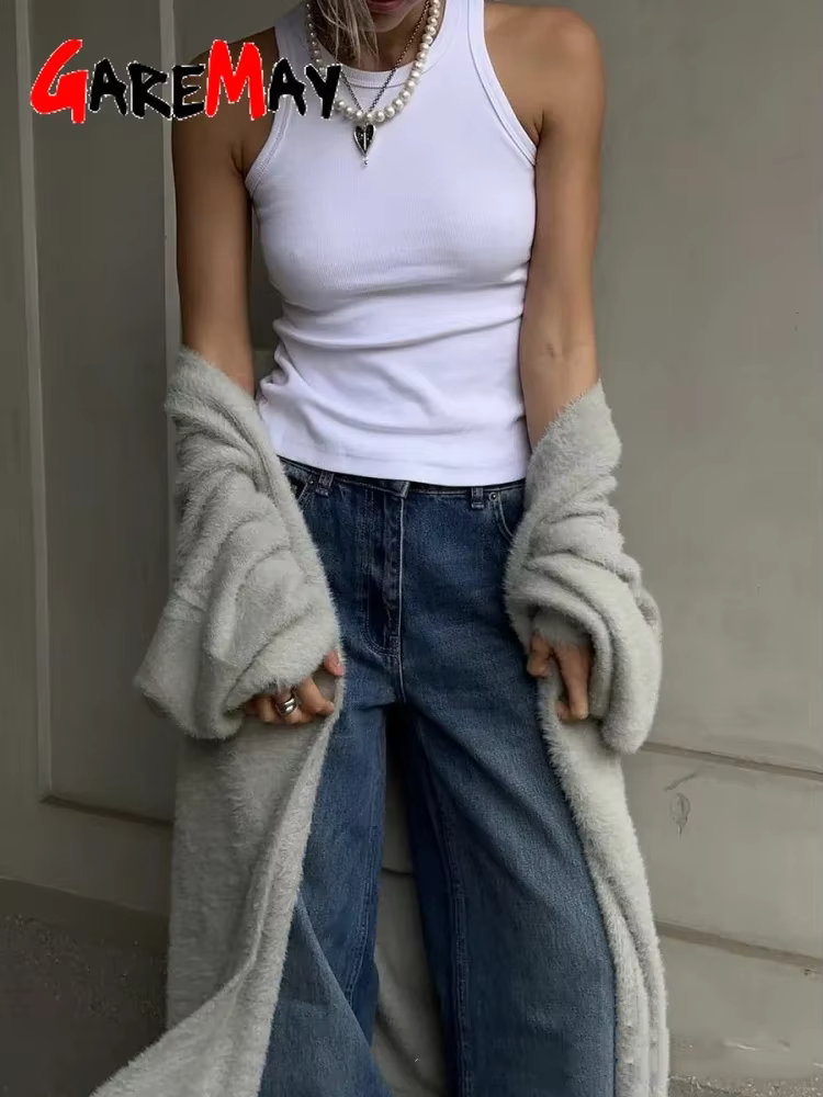 Cardigan long surdimensionné pour femme