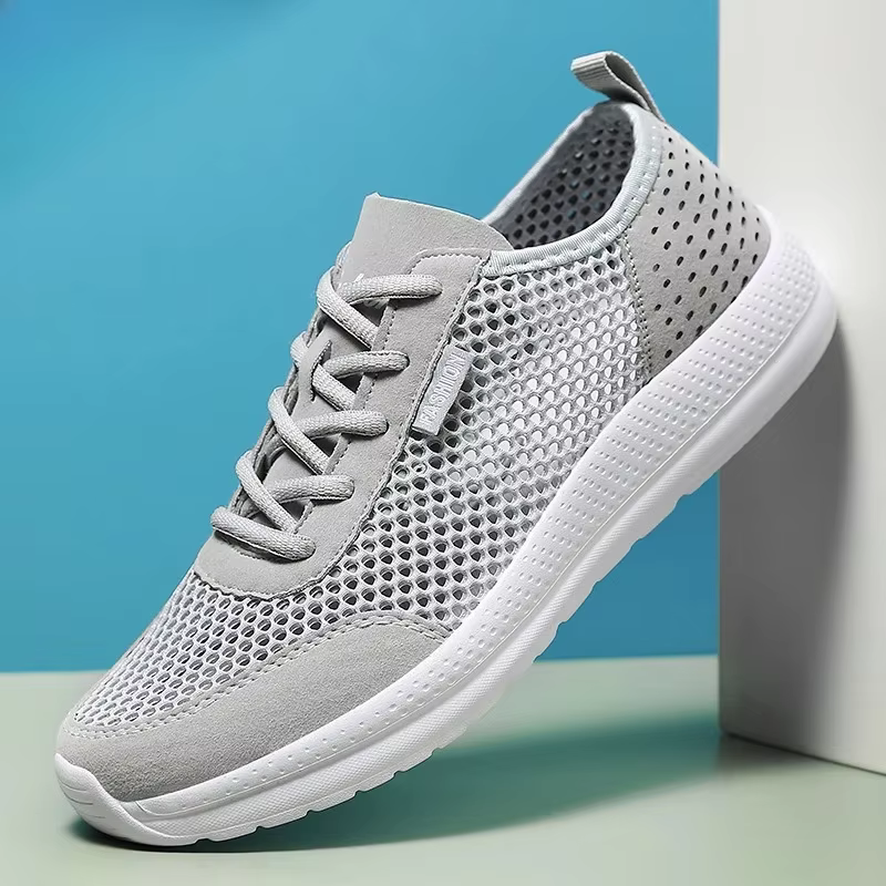 Baskets d'été en maille pour hommes, chaussures de course légères et respirantes pour hommes