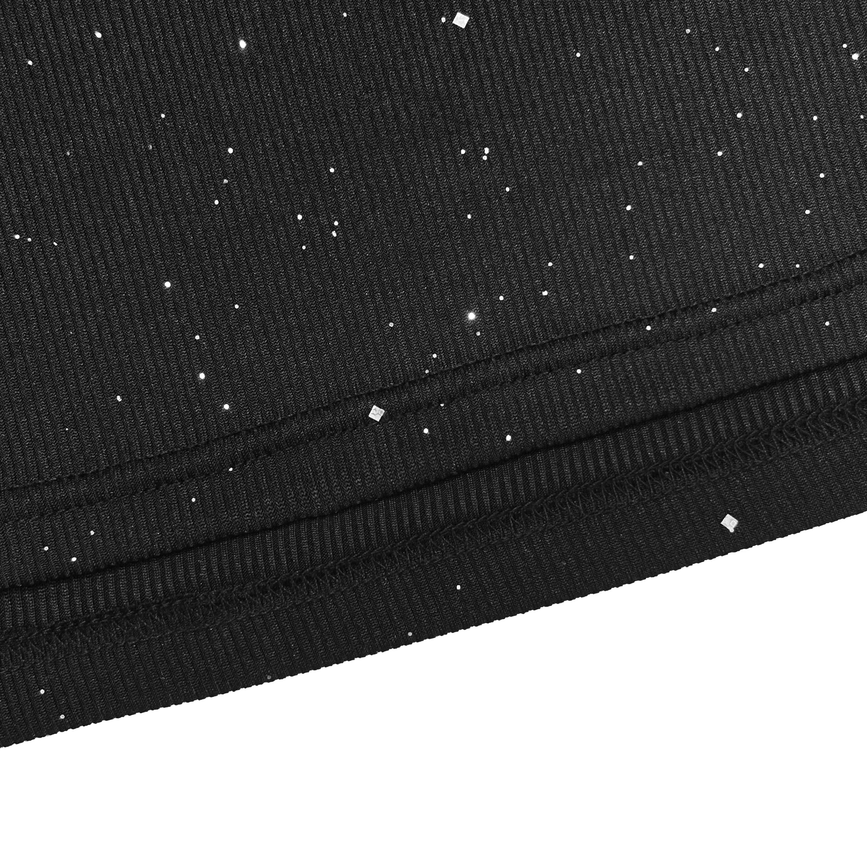 Robes pour femmes nouveau à manches longues col montant femmes robe mince noir paquet hanche robe femmes robes De Verano Mujer 2025 Q497