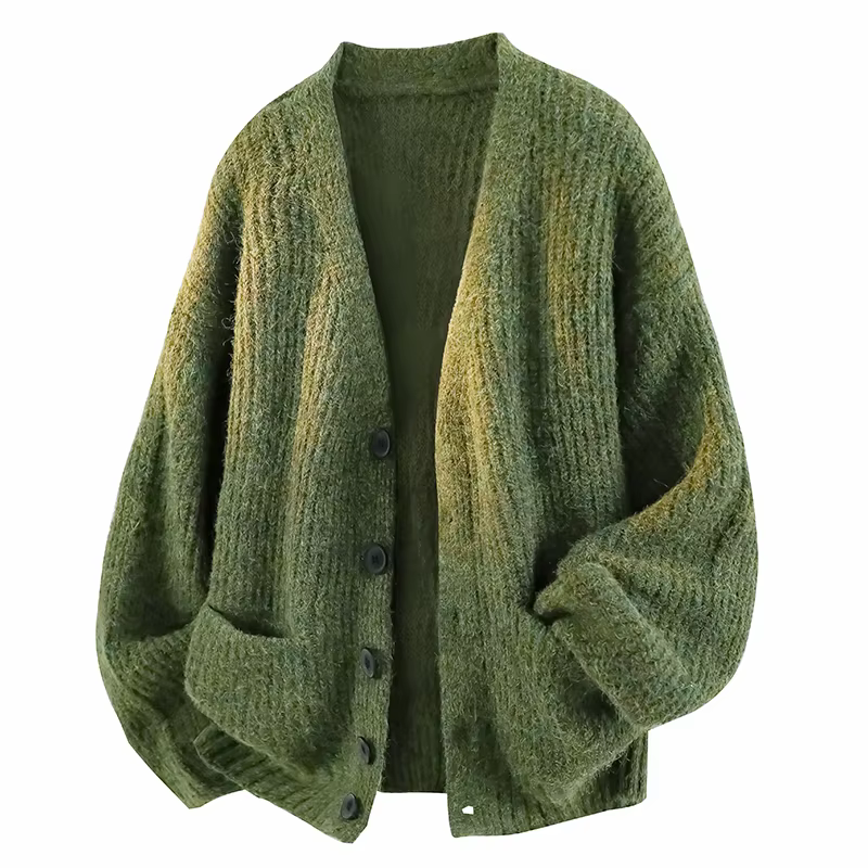 Cardigan en tricot pour homme, tendance, élégant, pour l'extérieur, sport, loisirs, coupe-vent, chaud, confortable, respirant