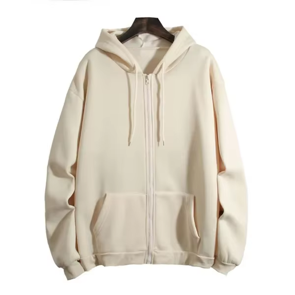 Sweat à capuche zippé à manches longues pour femmes