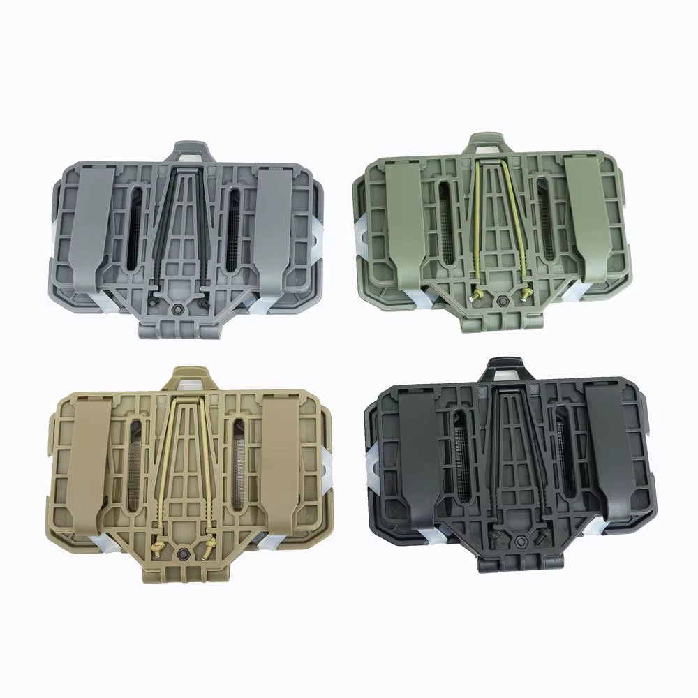Gilet tactique poitrine cartes de téléphone support de Navigation adapté pour gilet de chasse porte-plaque MOLLE, panneau d'administration pliable à accès rapide