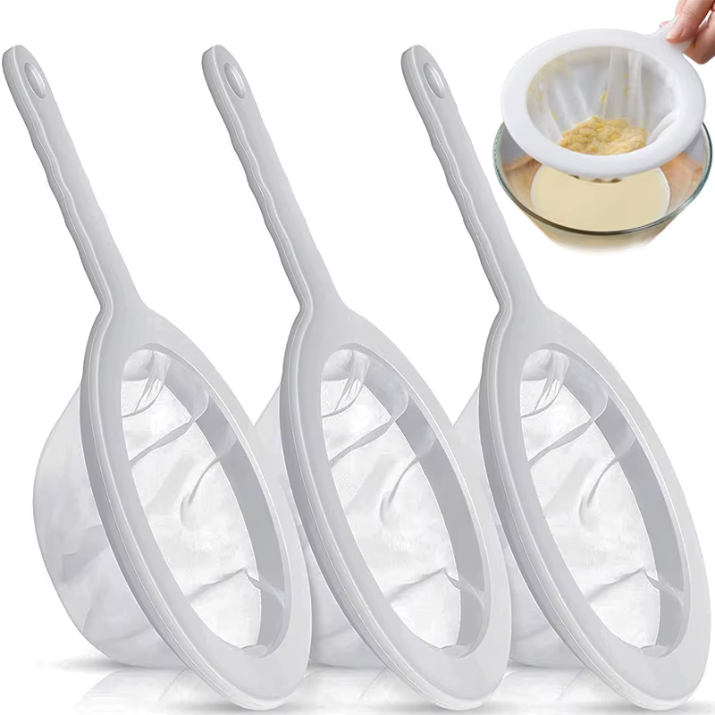 100/200/400 maille lavable Nylon Ultra fin filtre maille passoire cuillère tamis soja lait jus café thé filtre cuisine passoire