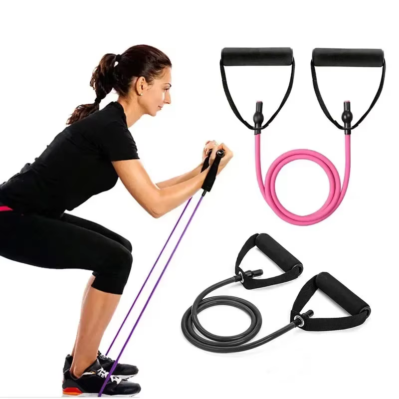 Chaude 3 niveaux de résistance Yoga tirer corde bandes poignées élastiques sport musculation maison gymnastique entraînements entraînement musculaire bande de Tube en caoutchouc