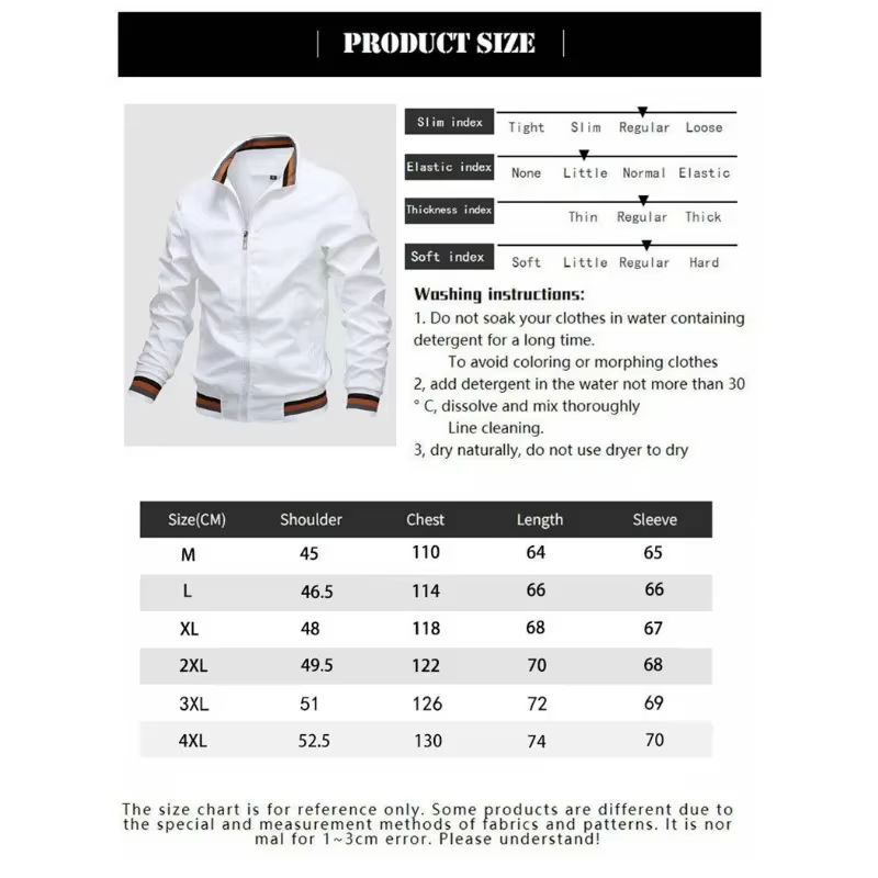 Veste décontractée d'extérieur pour homme à col montant et fermeture éclair, nouvelle mode printemps-automne 2026, confort sportif de haute qualité et