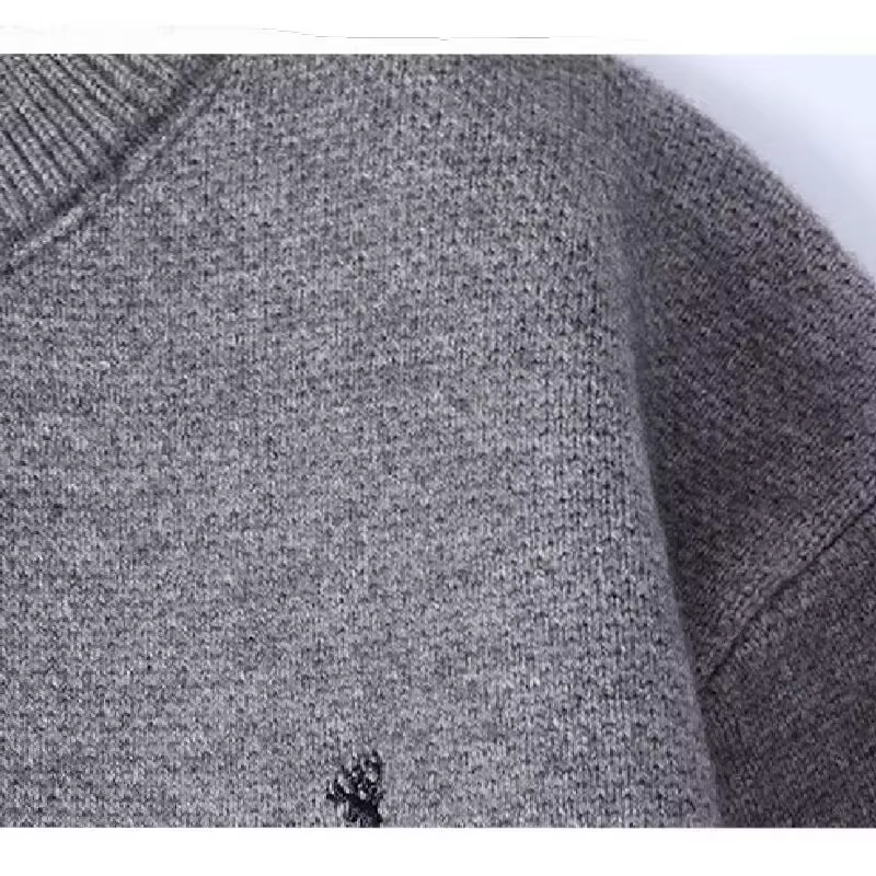 Cardigan en tricot pour hommes, Style court, pull décontracté, coupe régulière, ouvert sur le devant, pour un usage quotidien, automne