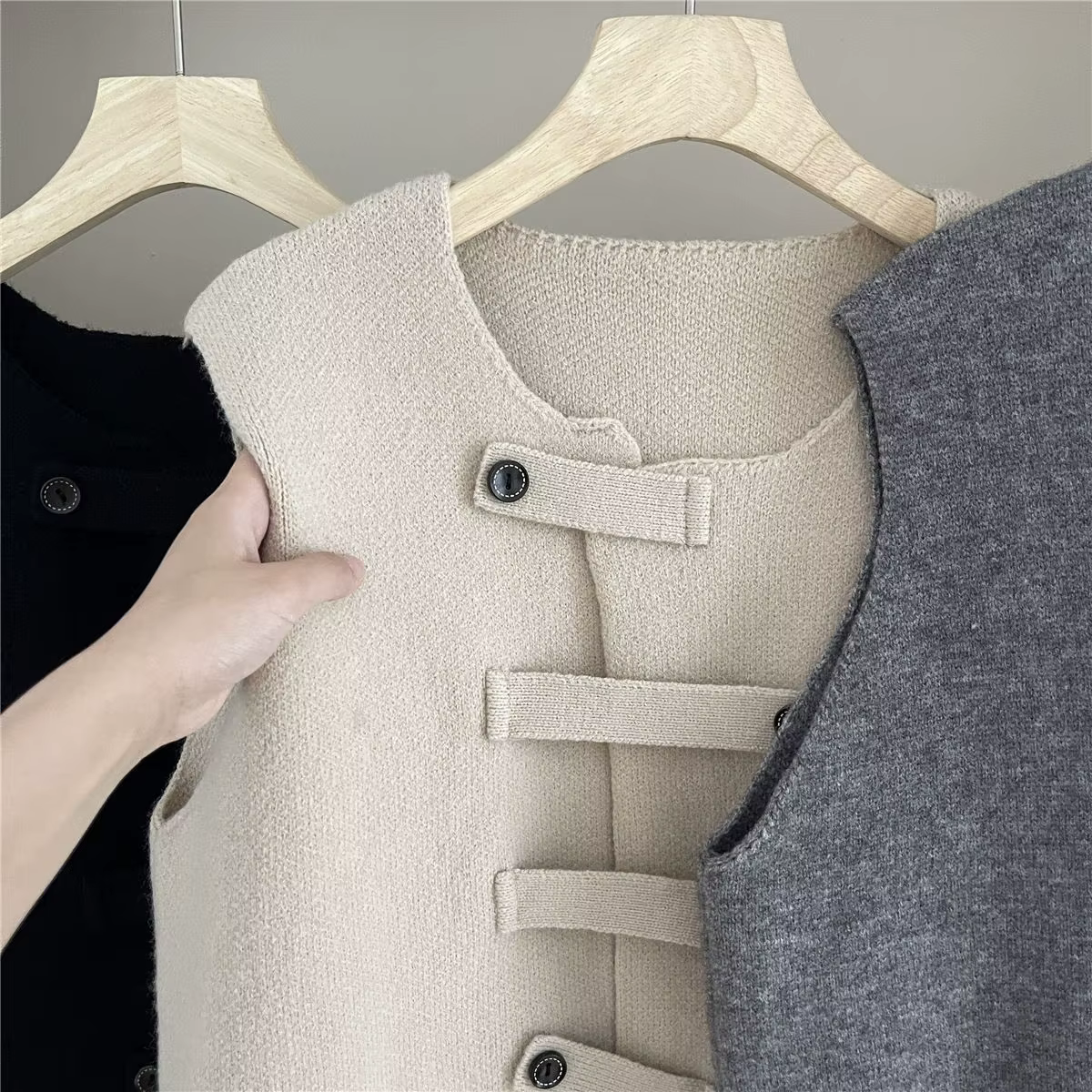 Gilet irrégulier 2025, haut Cardigan Camisole sans manches