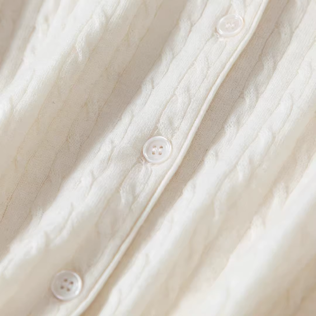 Cardigan en laine mérinos superfine 100% finement filée pour femme