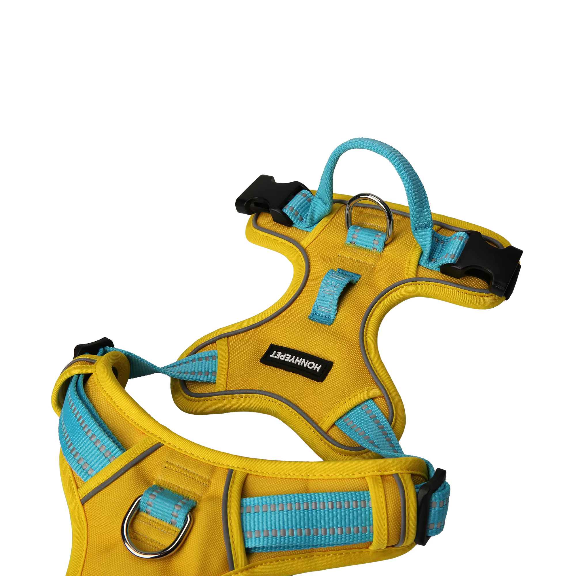 Harnais pour chien de type veste HONHYEPET HH9101, anti-traction, pour la promenade en extérieur, adapté à tous les chiens