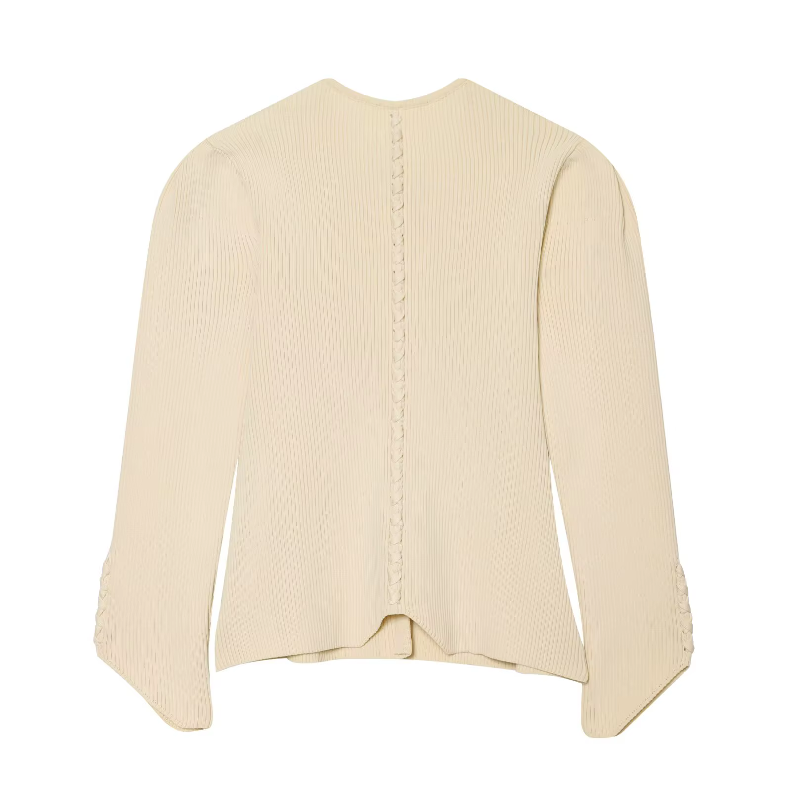 Cardigan Polo en Maille Femme 2026 – Manches Bouffantes