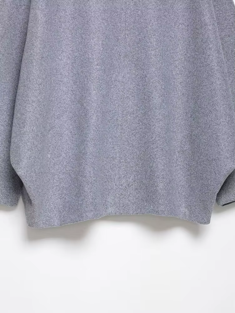 Manteau en Tweed à revers élégant pour femme