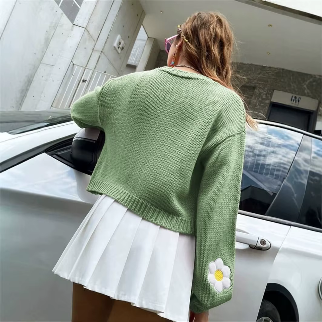 Pull-over cardigan pour femme