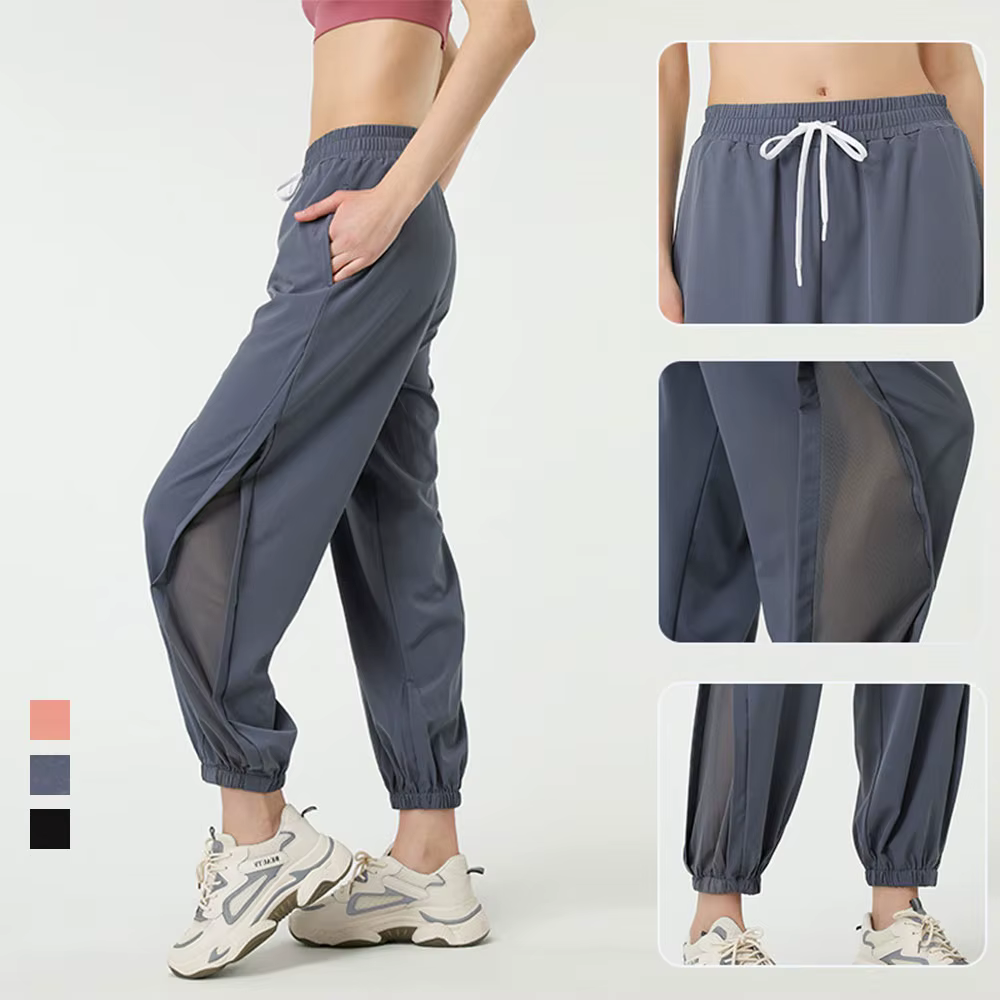 Legging de yoga en maille pour femme, pantalon de sport, jogging, course à pied, entraînement, basket-ball, fitness
