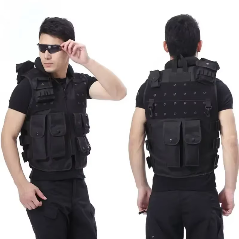 Équipement de protection pour la chasse, DulglaUnisex, Glaçage noir, CS, Paintball, Molle, Randonnée, Haute qualité