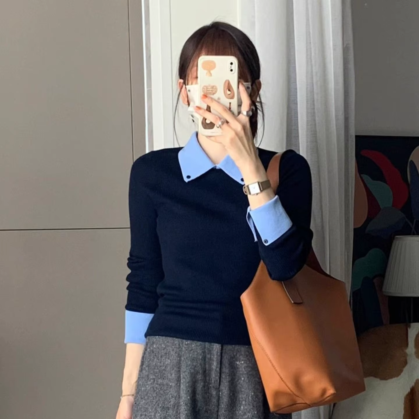 Femmes pull col chaud automne hiver chemises à bascule mode coréenne Kitted pulls à manches longues Slim Fit sous-vêtements